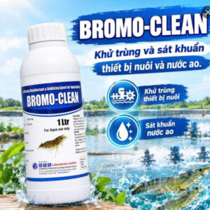 OPS BROMO-CLEAN 1 LÍT - Hỗ trợ khử trùng ao nuôi, sát trùng dụng cụ