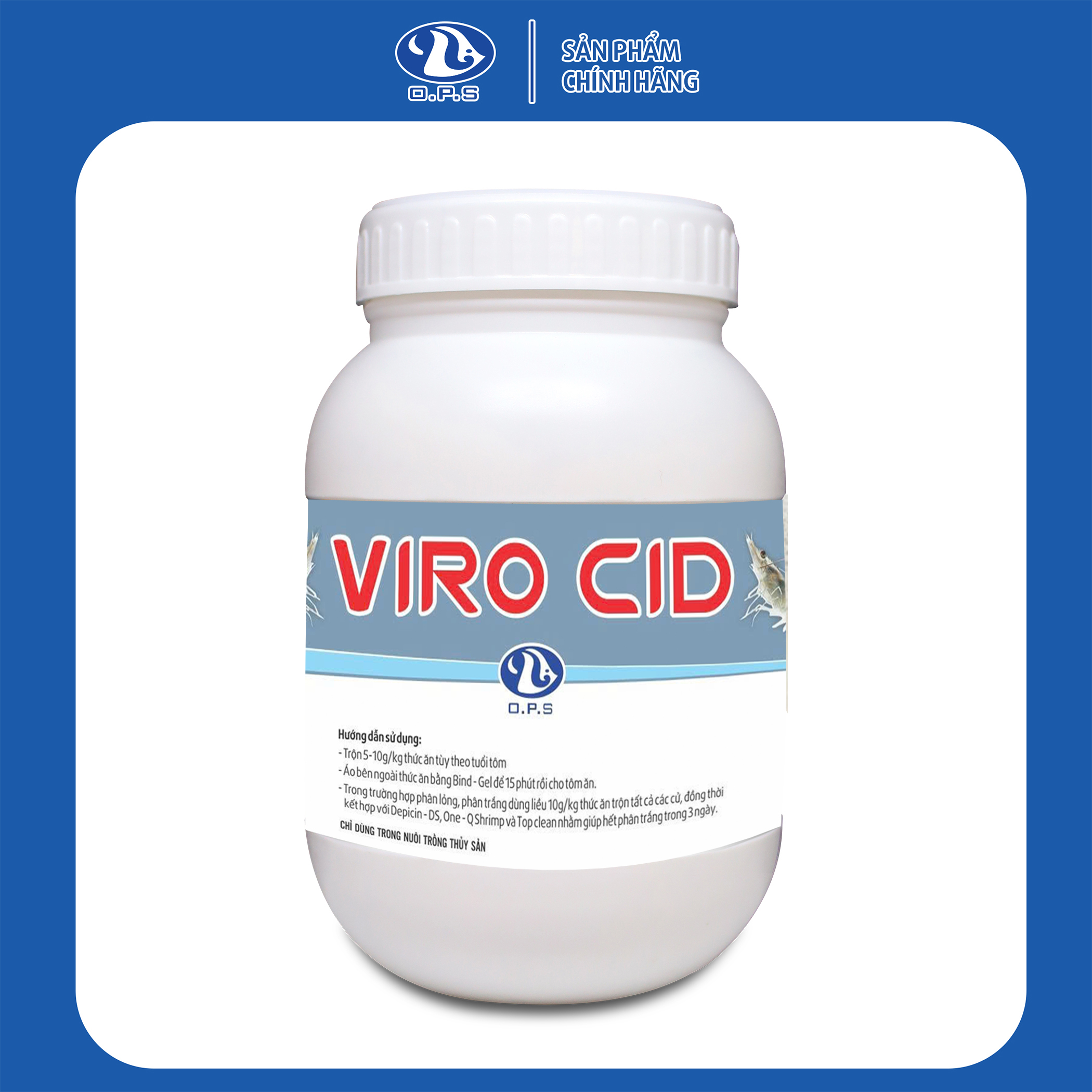 VIRO CID 1KG - Bổ sung acid hữu cơ cần thiết cho tôm
