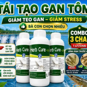 [ COMBO 3 CHAI ] OPS Herb Cure 1 LÍT  - Bổ sung sorbitol giúp cải thiện chuyển hóa và hỗ trợ hoạt động tiêu hóa của tôm.