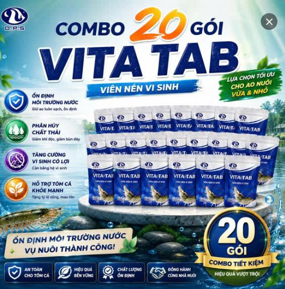 [ COMBO 20 GÓI ] OPS VITA TAB 227 Gram
