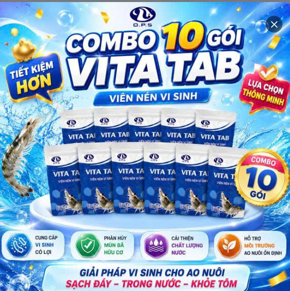 [ COMBO 10 GÓI ] OPS VITA TAB 227 Gram